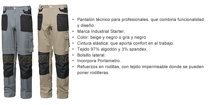pantalon tecnico profesional